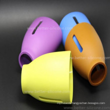 Custom BPA Free Heat Insulation Silicone Baby Glass Bottle Sleeve